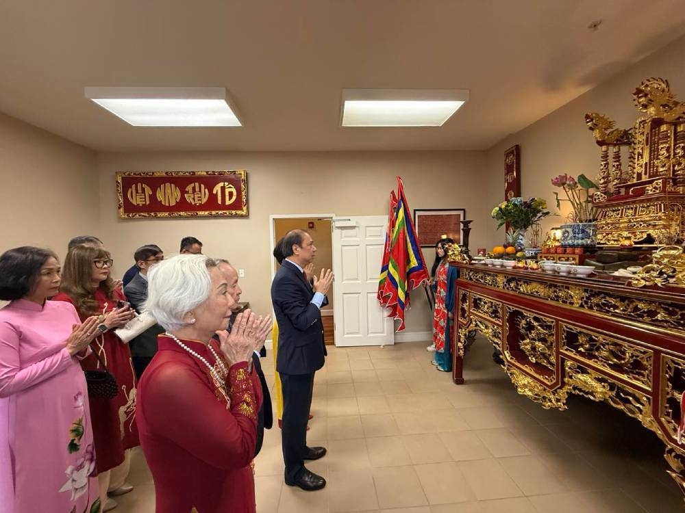 Không khí trang trọng trong lễ Giỗ Tổ Hùng Vương tại thủ đô Washington, Mỹ